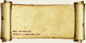 Hana Adžović vizit kartica